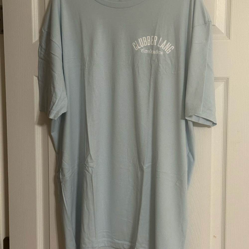 Mens Contenders Clubber Lang Brand New Sky Blue Short Sleeve T-Shirt XXL